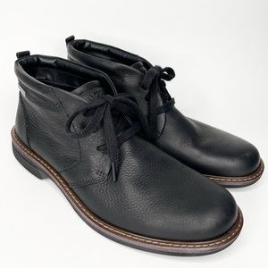 NEW Ecco men's 43 EU 9 US turn GTX gore-tex chukka black tie boots shoes